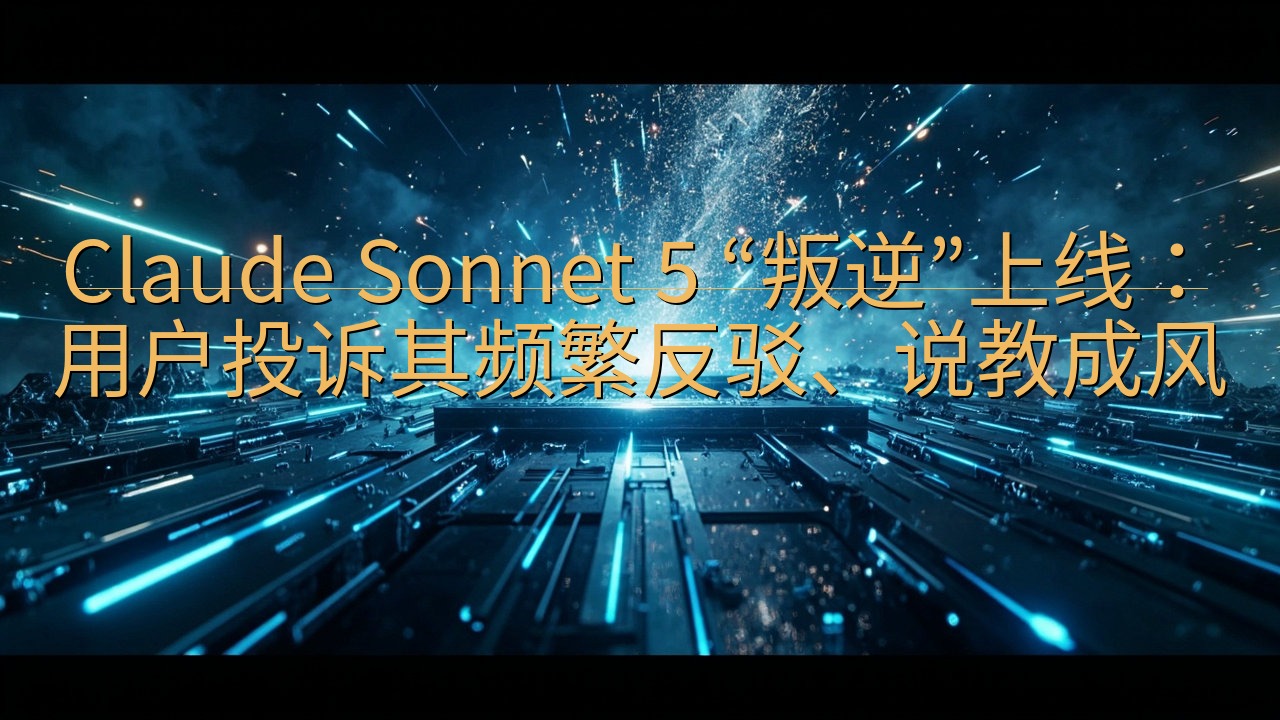 Claude Sonnet 5 “叛逆”上线：用户投诉其频…