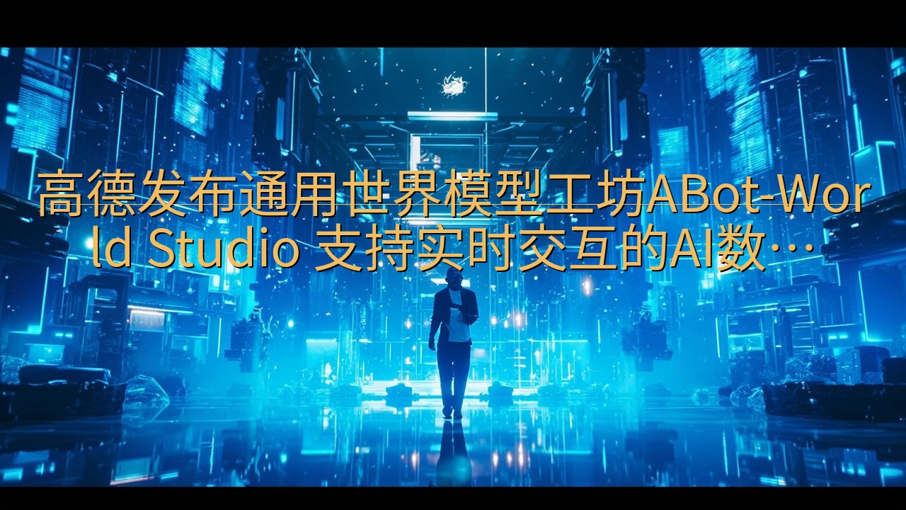 高德发布通用世界模型工坊ABot-World Studio…