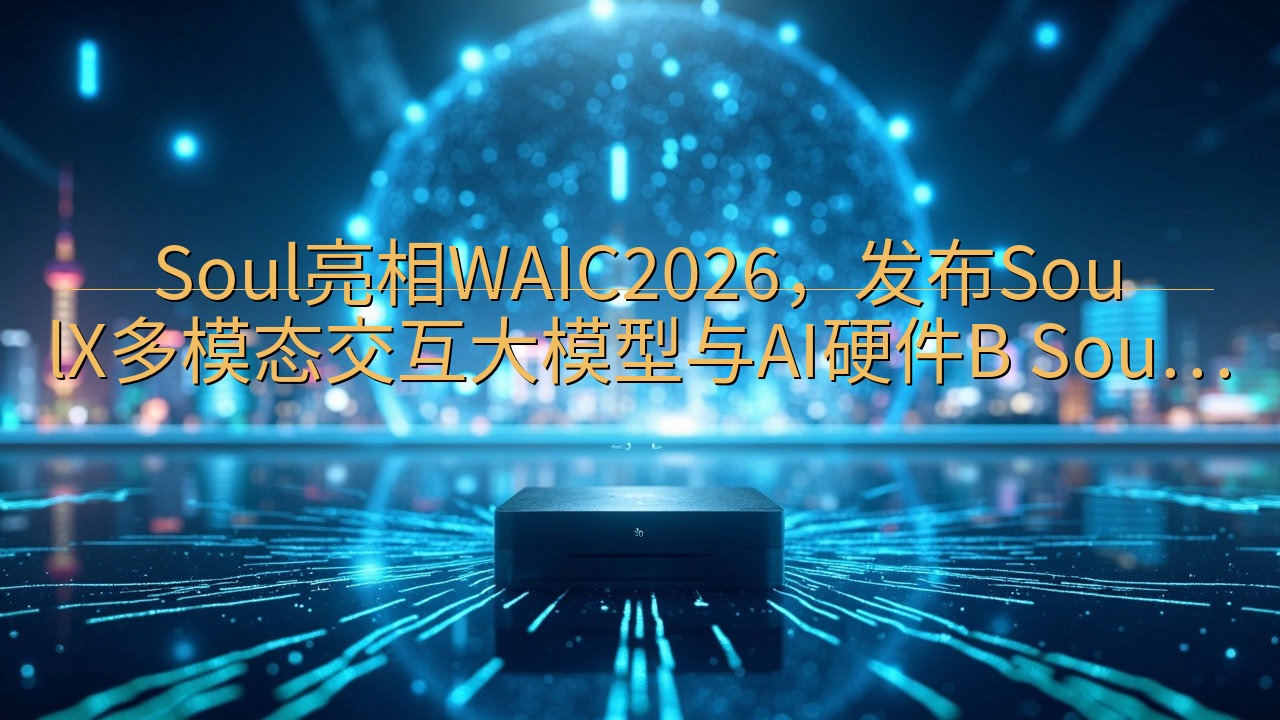 Soul亮相WAIC2026，发布SoulX多模态交互大模…