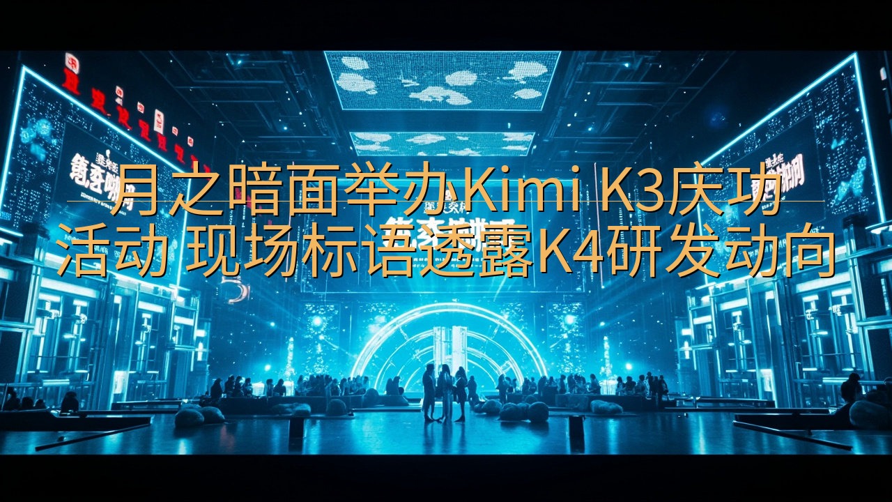 月之暗面举办Kimi K3庆功活动 现场标语透露K4研发动…