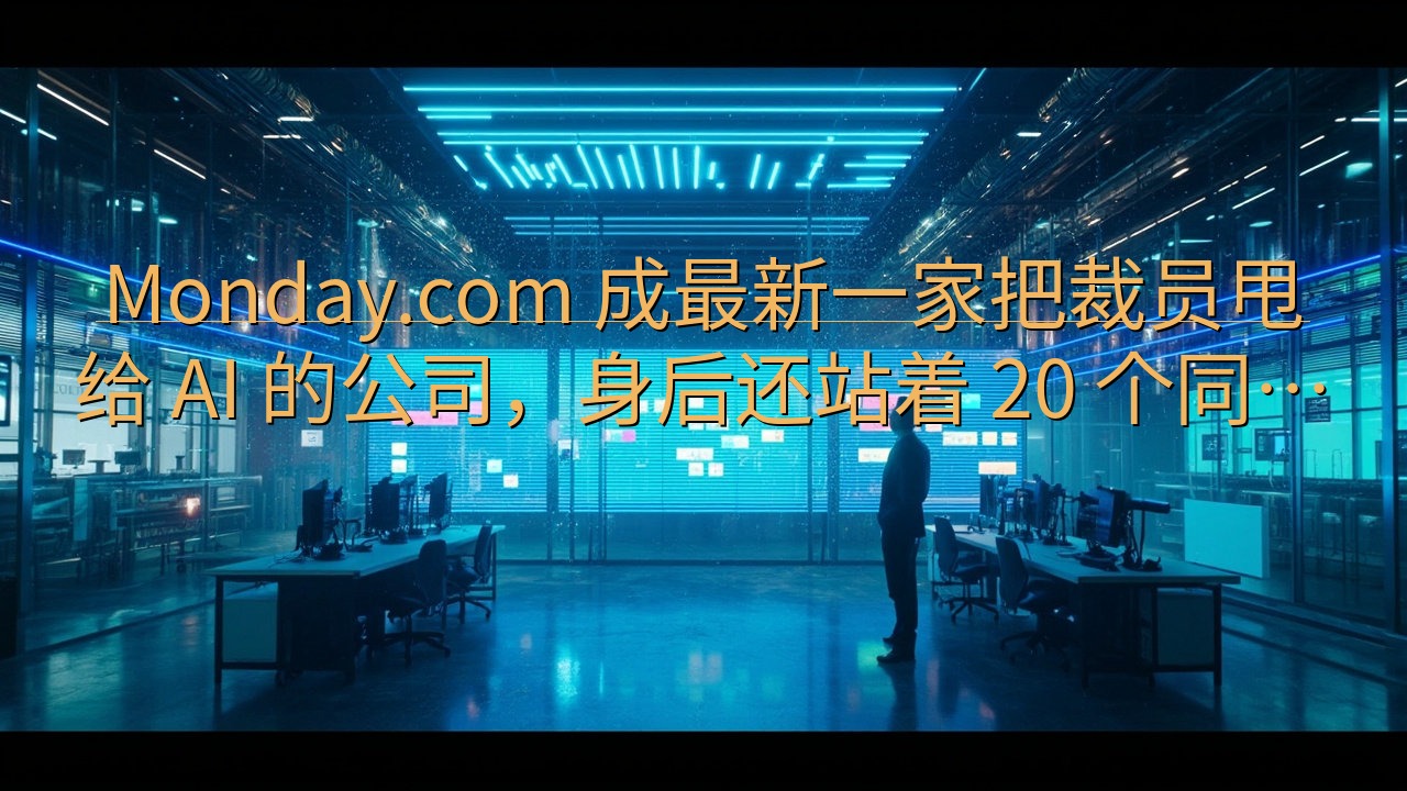 Monday.com 成最新一家把裁员甩给 AI 的公司，…