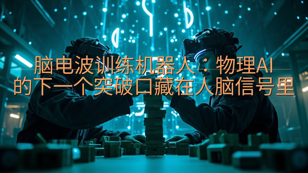 ​脑电波训练机器人：物理AI的下一个突破口藏在人脑信号里