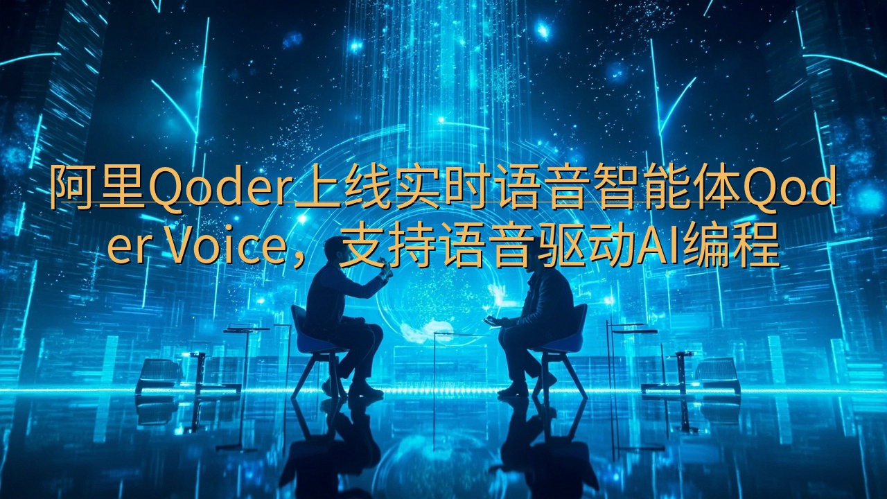 阿里Qoder上线实时语音智能体Qoder Voice，支…
