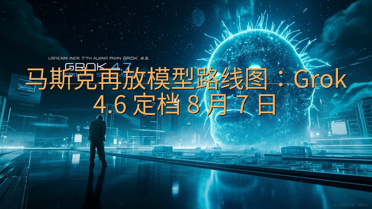 马斯克再放模型路线图：Grok 4.6 定档 8 月 7 …