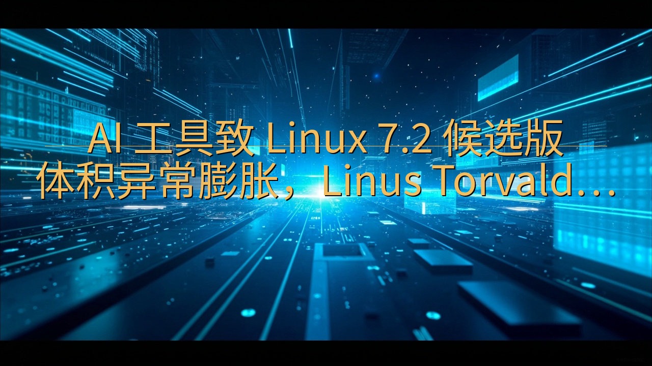 AI 工具致 Linux 7.2 候选版体积异常膨胀，Li…