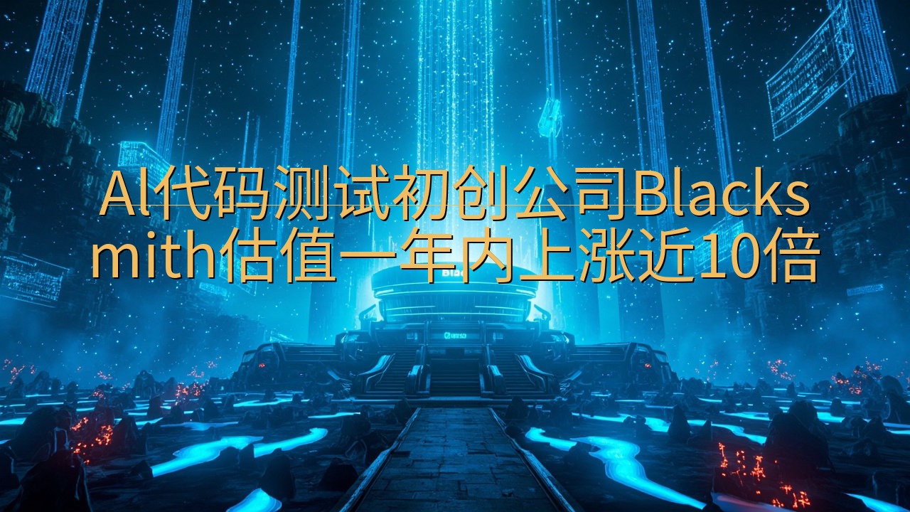 Al代码测试初创公司Blacksmith估值一年内上涨近1…
