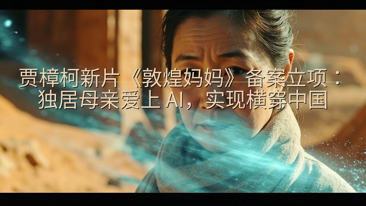 ​贾樟柯新片《敦煌妈妈》备案立项：独居母亲爱上 AI，实现…