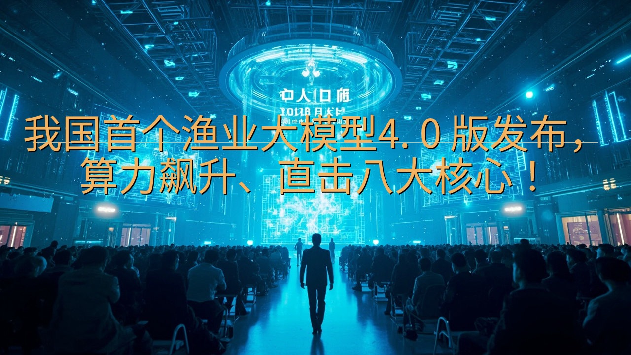 我国首个渔业大模型4. 0 版发布，算力飙升、直击八大核心…