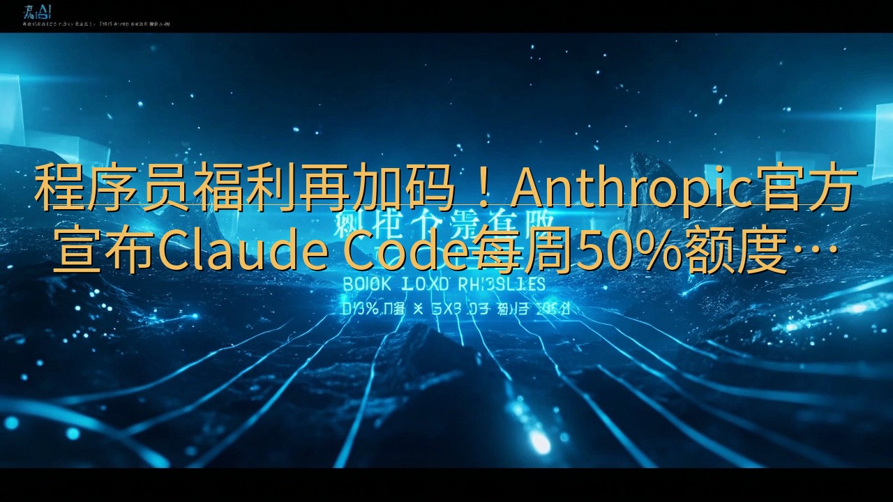 程序员福利再加码！Anthropic官方宣布Claude …