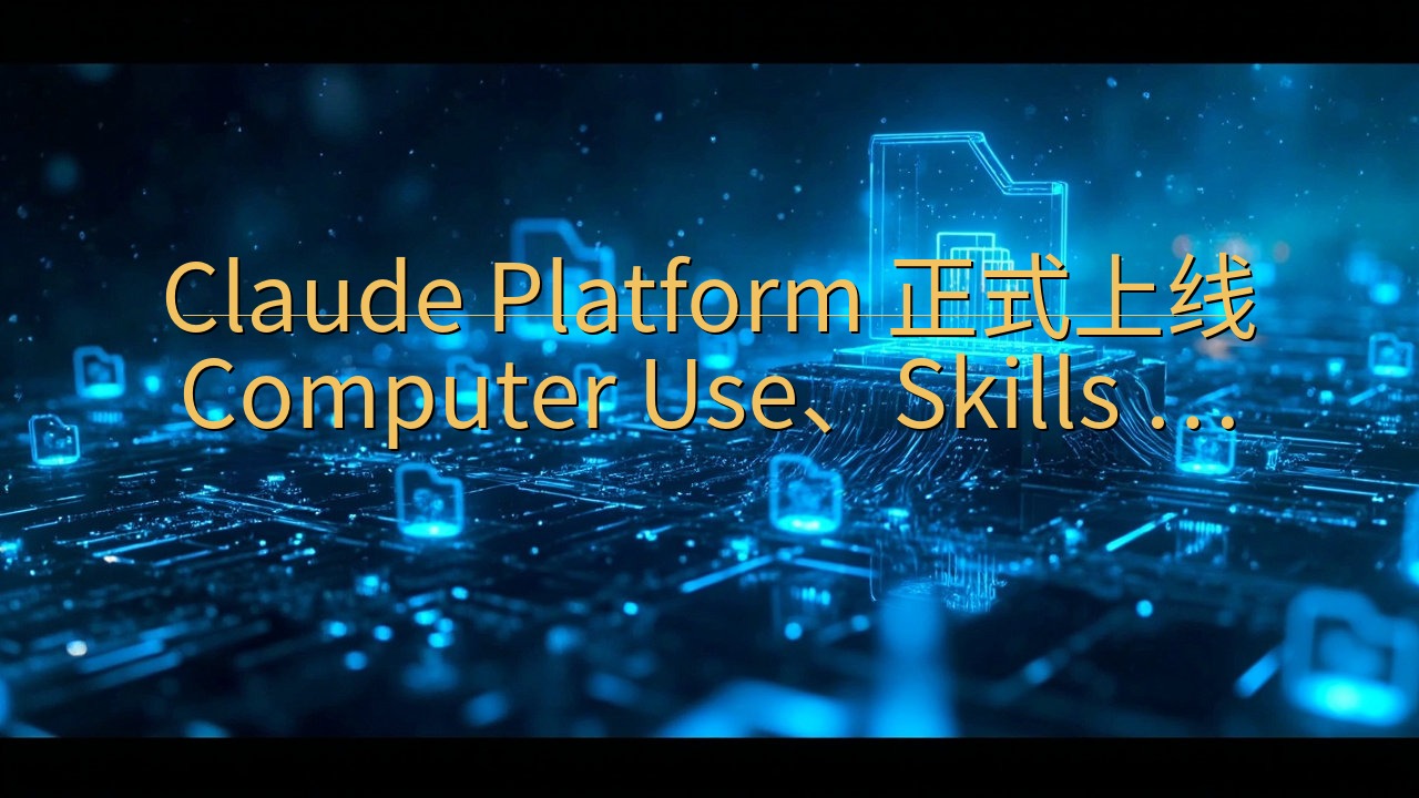 Claude Platform 正式上线Computer …