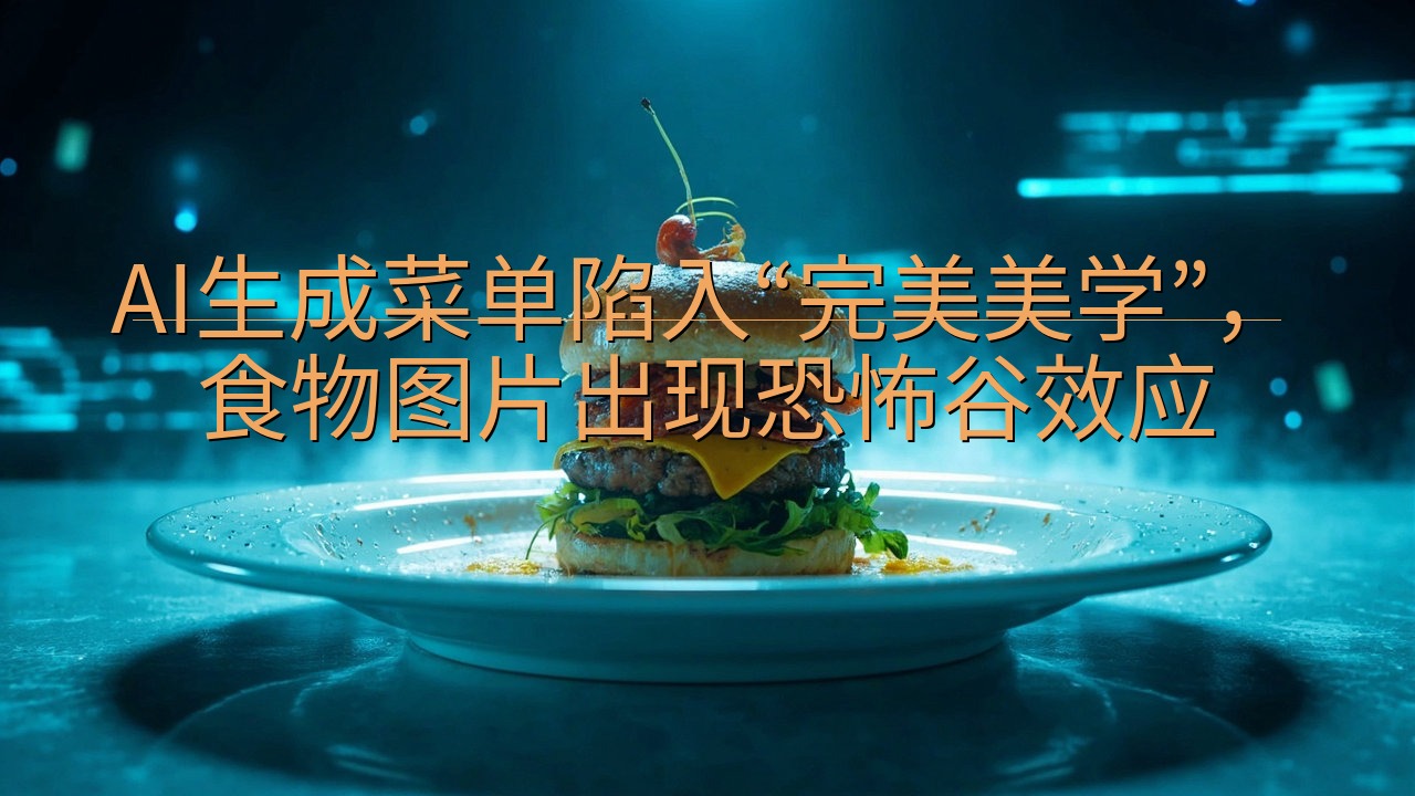 AI生成菜单陷入“完美美学”，食物图片出现恐怖谷效应