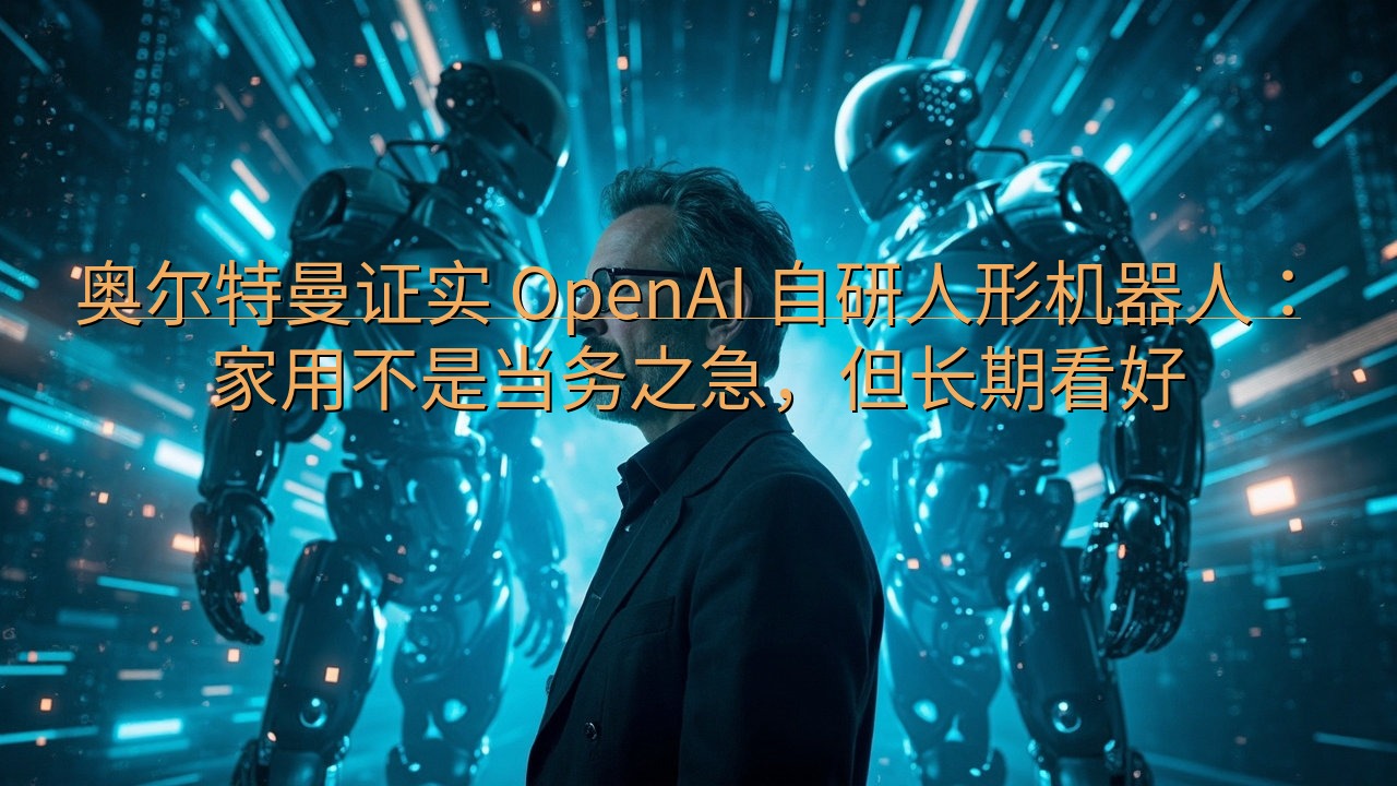 奥尔特曼证实 OpenAI 自研人形机器人：家用不是当务之…