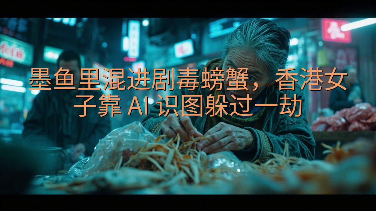 墨鱼里混进剧毒螃蟹，香港女子靠 AI 识图躲过一劫