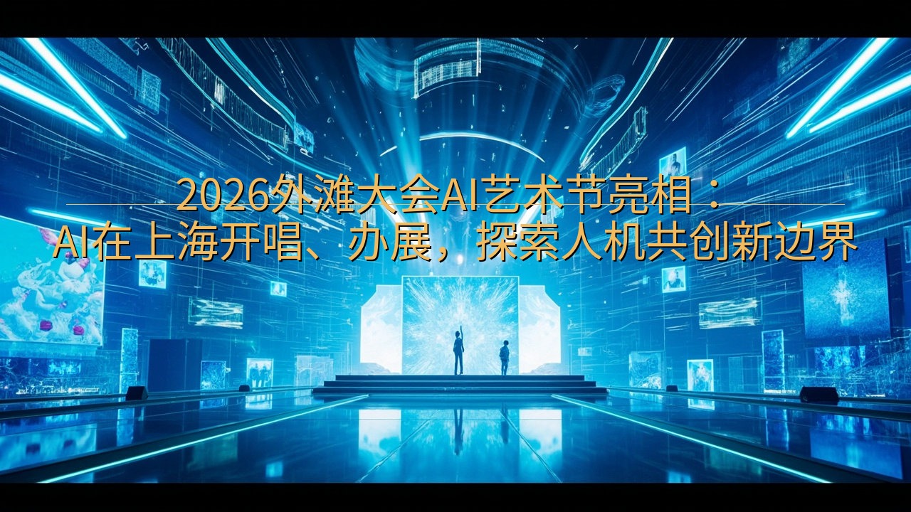 2026外滩大会AI艺术节亮相：AI在上海开唱、办展，探索…
