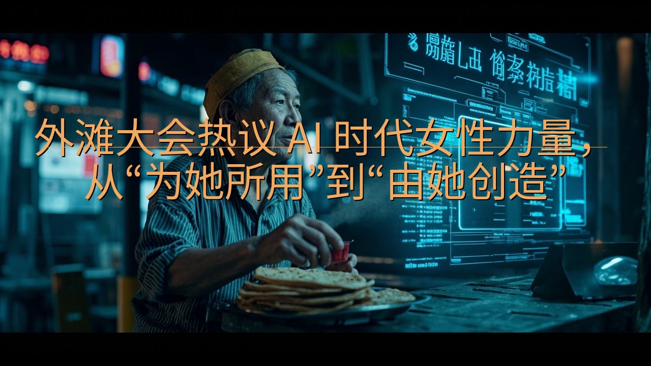 外滩大会热议 AI 时代女性力量，从“为她所用”到“由她创…