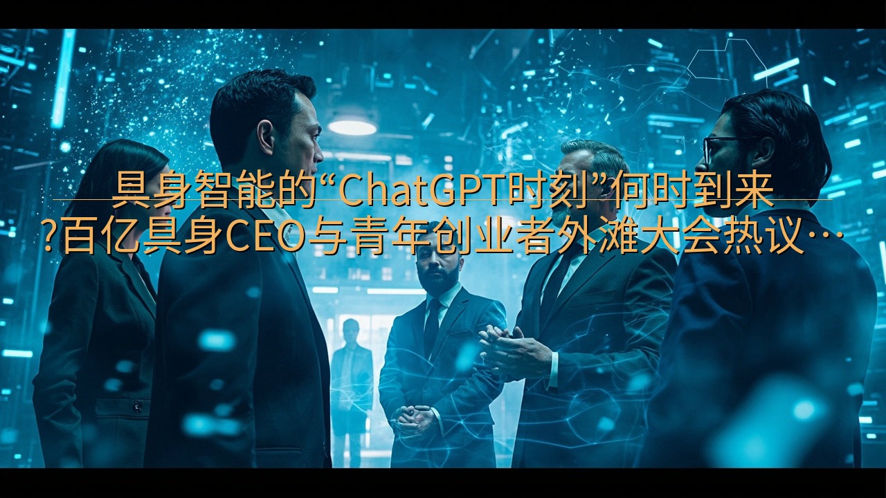 具身智能的“ChatGPT时刻”何时到来?百亿具身CEO与…
