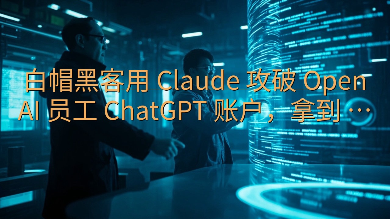 白帽黑客用 Claude 攻破 OpenAI 员工 Cha…