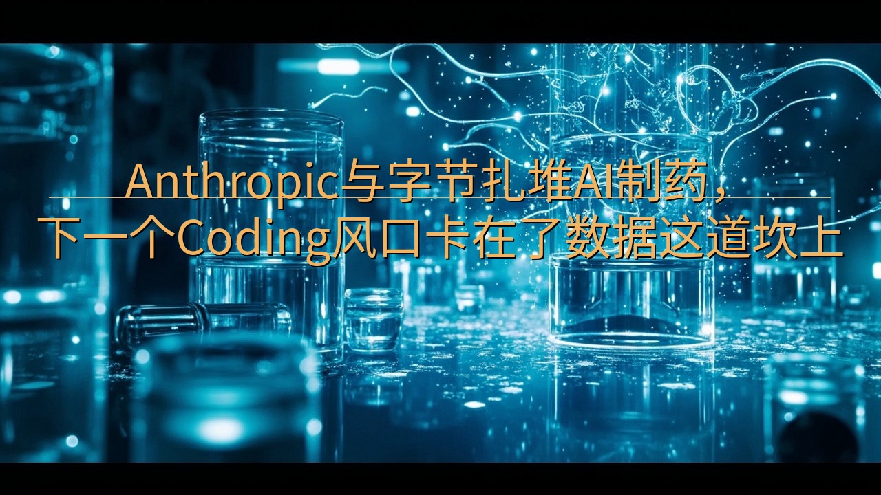 Anthropic与字节扎堆AI制药，下一个Coding风…