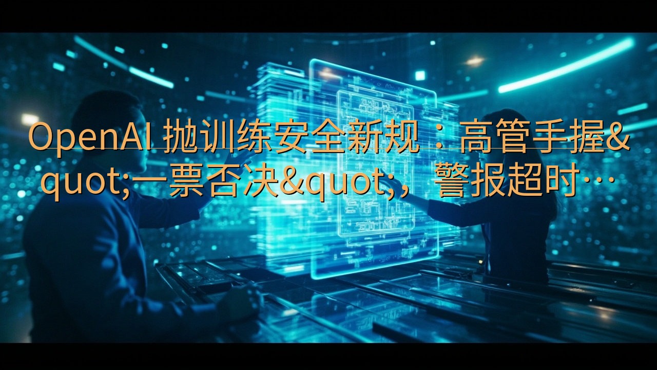 OpenAI 抛训练安全新规：高管手握"一票否决…
