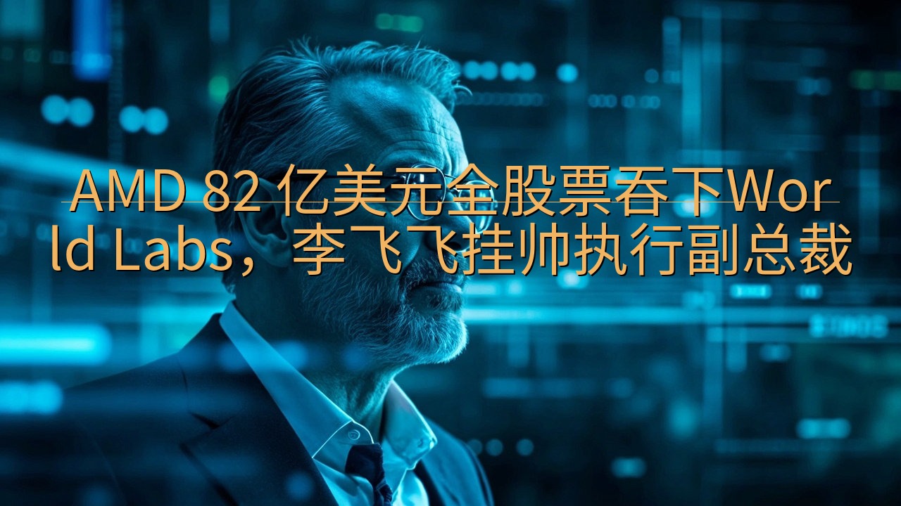 AMD 82 亿美元全股票吞下World Labs，李飞飞…