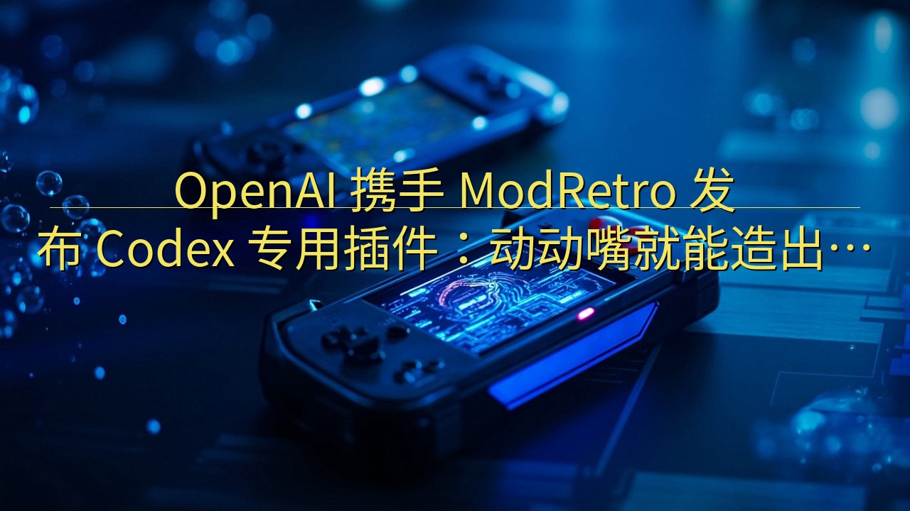 OpenAI 携手 ModRetro 发布 Codex 专…