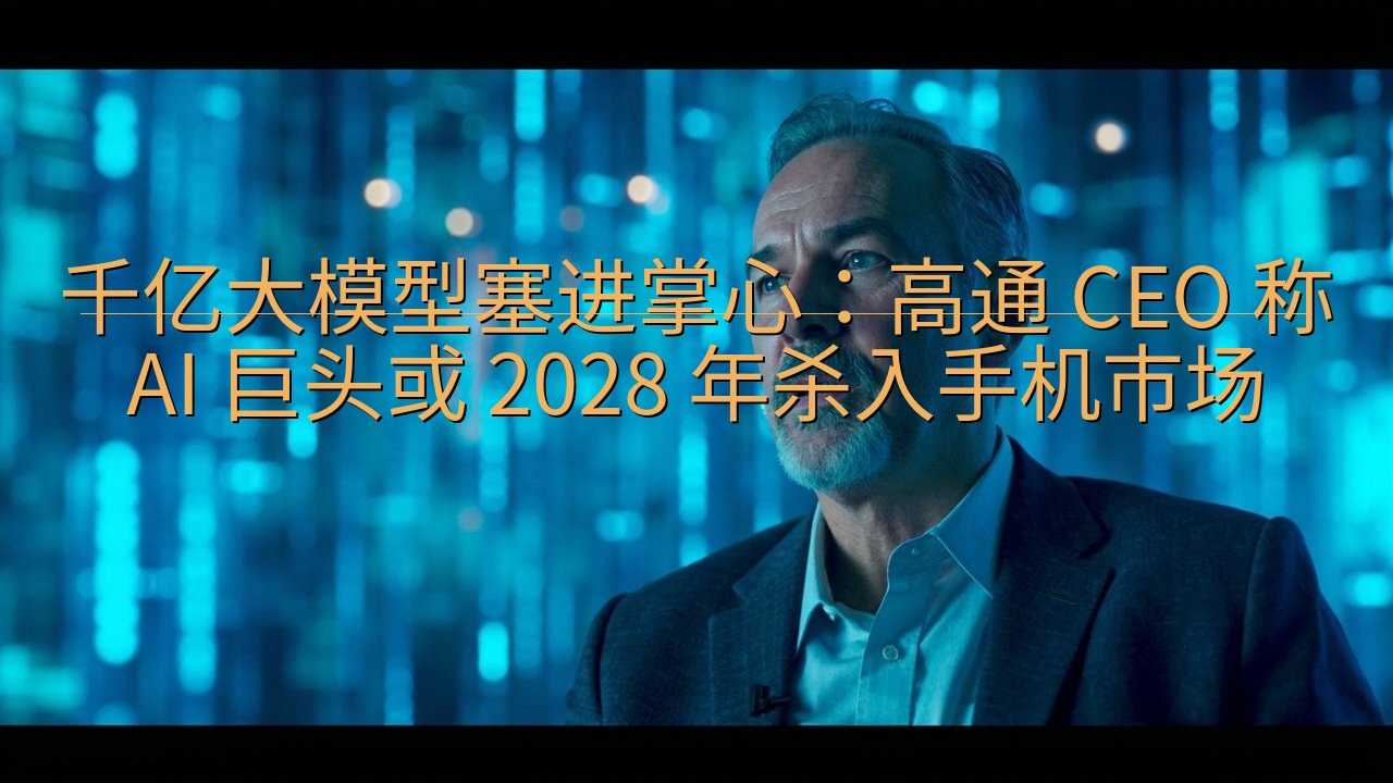 千亿大模型塞进掌心：高通 CEO 称 AI 巨头或 202…