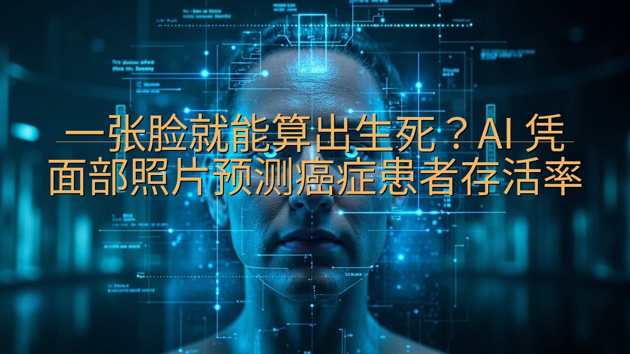 一张脸就能算出生死？AI 凭面部照片预测癌症患者存活率