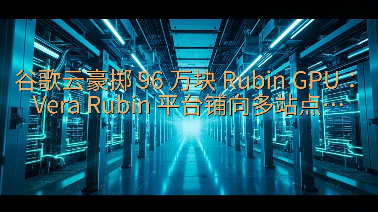 谷歌云豪掷 96 万块 Rubin GPU：Vera Ru…