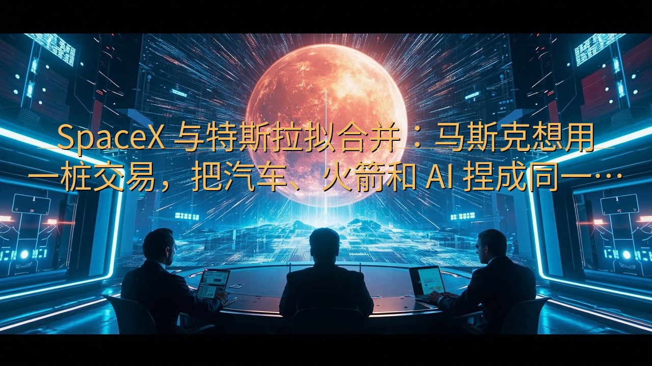 SpaceX 与特斯拉拟合并：马斯克想用一桩交易，把汽车、…