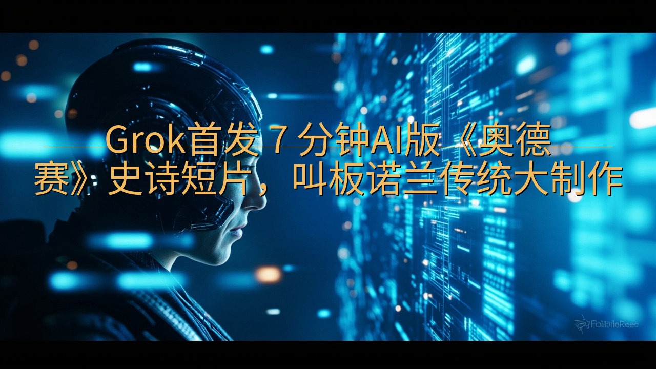 Grok首发 7 分钟AI版《奥德赛》史诗短片，叫板诺兰传…
