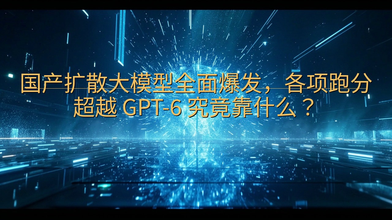 国产扩散大模型全面爆发，各项跑分超越 GPT-6 究竟靠什…